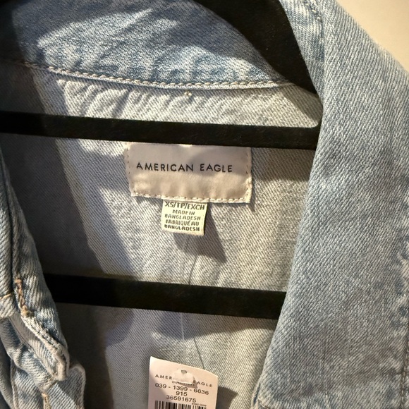 Light Blue Denim Dress - Picture 3 of 4